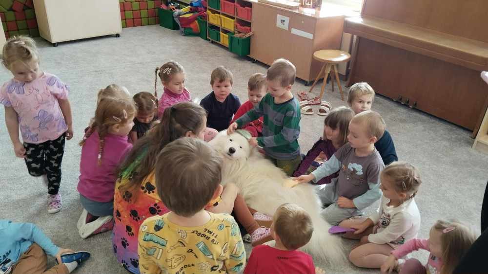 UKÁZKA CANISTERAPIE